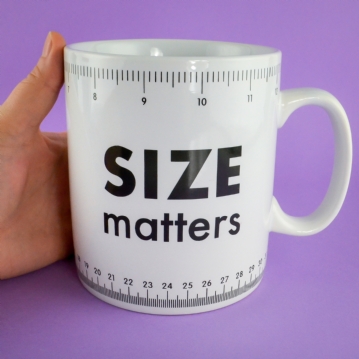 Size Matters Giant Mug