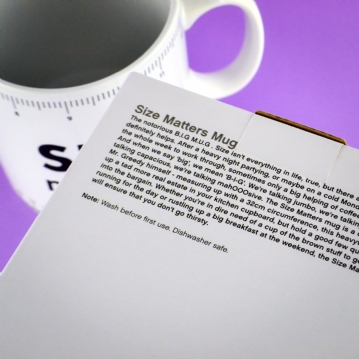 Size Matters Giant Mug