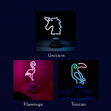 Flamingo neon cheap light target