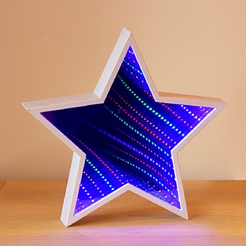 Star Infinity Tunnel Mirror Light