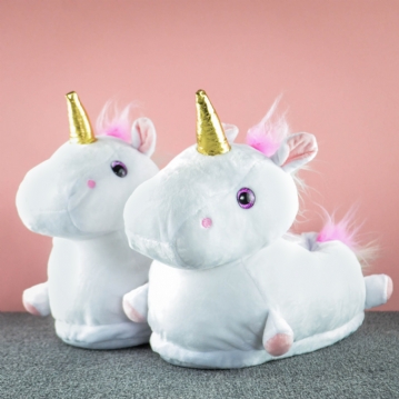 Unicorn LED Light Up Slippers Find Me A Gift