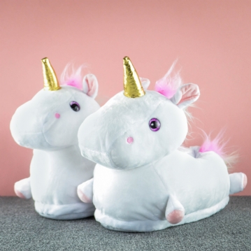 Unicorn LED Light Up Slippers