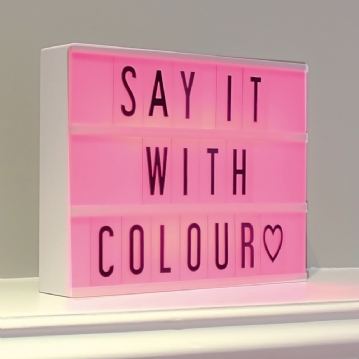 Colour Changing A4 Light Box