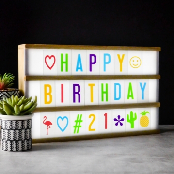A4 Light Box Colourful Letter Pack
