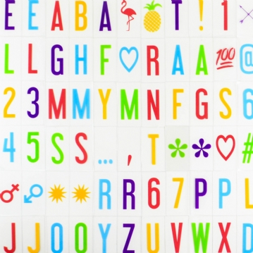 A4 Light Box Colourful Letter Pack