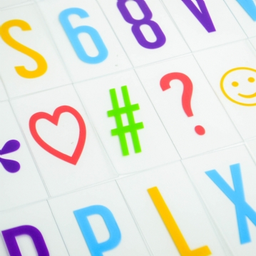 A4 Light Box Colourful Letter Pack