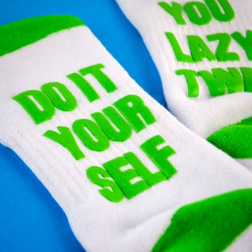 Do It Yourself Rude Socks