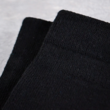 Black D-ICK Socks with Blue Trim
