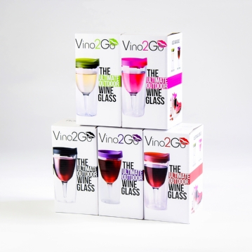 Vino2Go - Portable Wine Glass