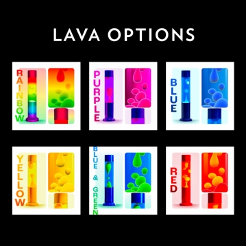 Baby Nova Lamps - Lava & Glitter