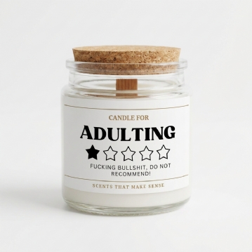 Funny Candle for Adulting