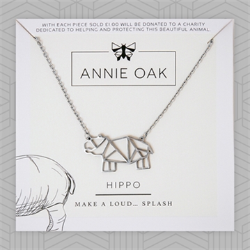 Geometric animal necklace top
