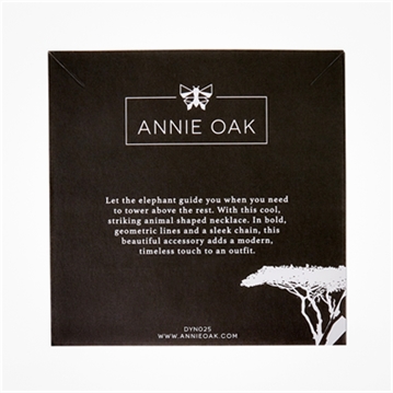 Geometric Elephant Necklace