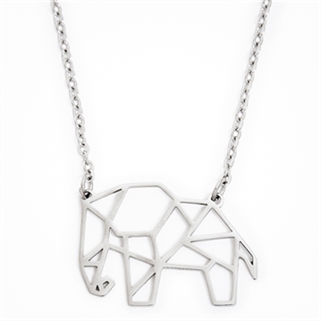 Geometric Elephant Necklace