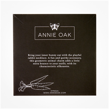 Geometric Rabbit Necklace