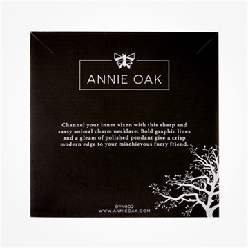 Geometric Fox Necklace