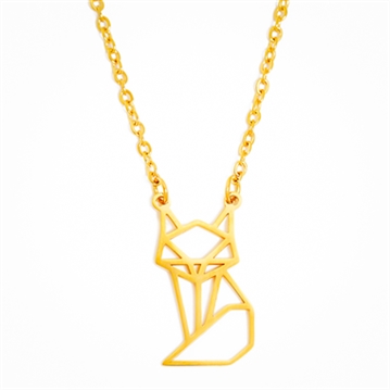 Geometric Fox Necklace
