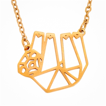 Geometric Sloth Necklace