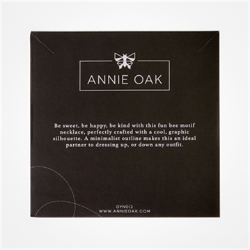 Geometric Bee Gold Necklace