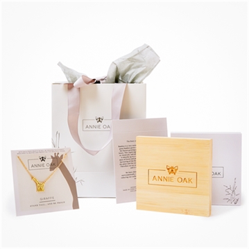 Geometric Giraffe Necklace 