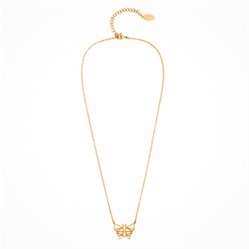 Geometric Butterfly Necklace