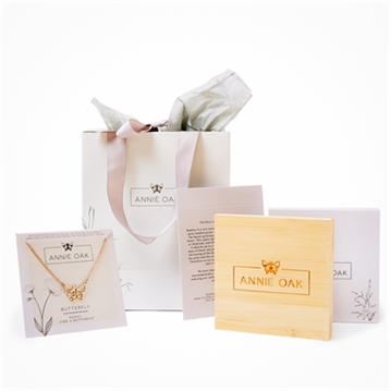 Geometric Butterfly Necklace