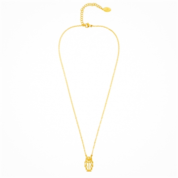 Geometric Owl Necklace