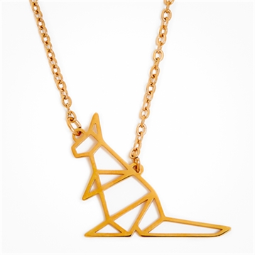 Geometric Kangaroo Necklace