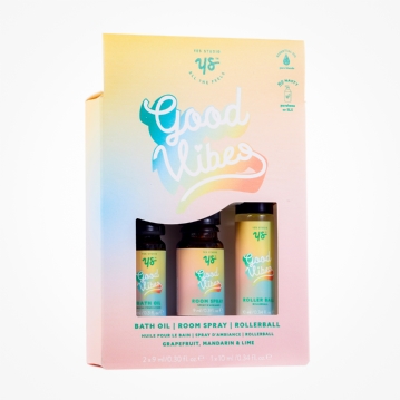 Good Vibes Set - Bath Oil, Room Spray & Rollerball