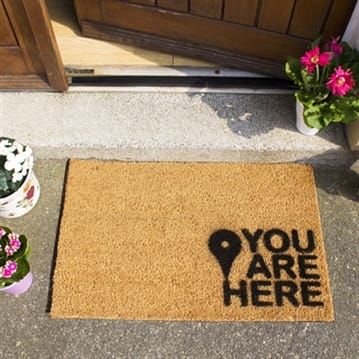 You are Here Doormat