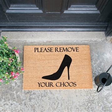 Remove Your Choos Doormat