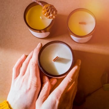 Candle Making Class with Bubbly in Brighton & Hove