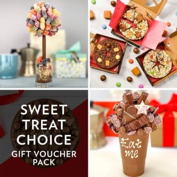 Personalised Sweet Treats Choice Voucher Gift Pack