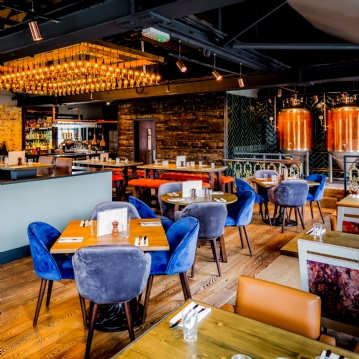 Gourmet Burger Meal and a Craft Beer for Two