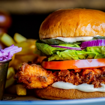 Gourmet Burger Meal and a Craft Beer for Two