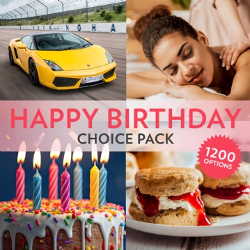 Happy Birthday Activity Choice Gift