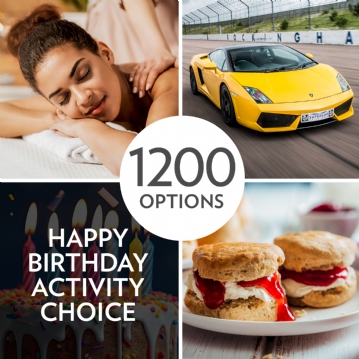 Happy Birthday Activity Choice Gift