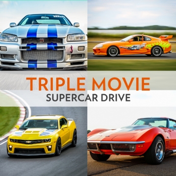 Triple Movie Supercar Drive