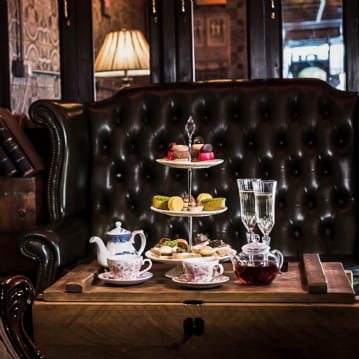 Afternoon Tea for Two with Bottomless Bubbly and Cocktails at Map Maison