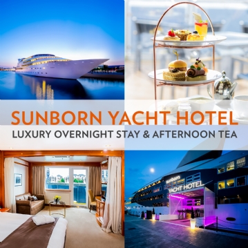 Luxury Yacht Stay and Afternoon Tea on the Sunborn