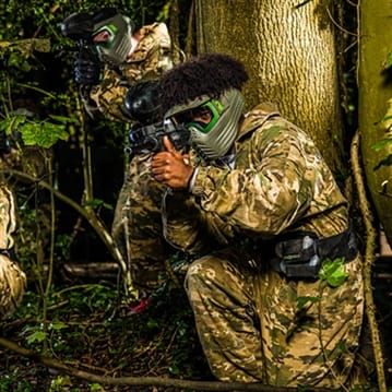 Forest Paintballing Day for Two with Pizza Hut Lunch