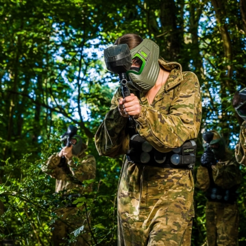 Forest Paintballing Day for Two with Papa Johns Lunch