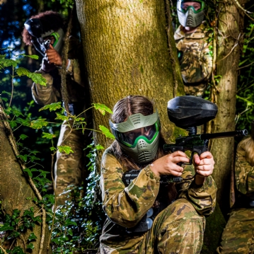 Forest Paintballing Day for Four with Papa Johns Lunch