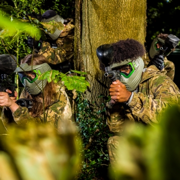 Forest Paintballing Day for Four with Papa Johns Lunch