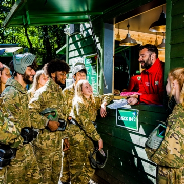 Forest Paintballing Day for Four with Papa Johns Lunch