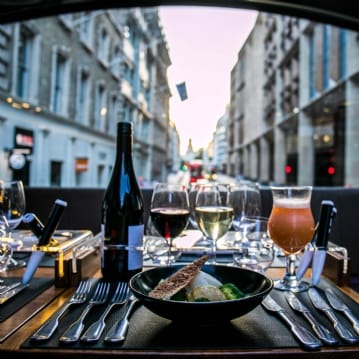 Four Course Lunch for Two at Bustronome London