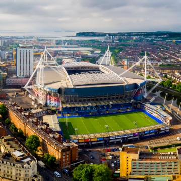 Football Stadium Helicopter Tour for Two