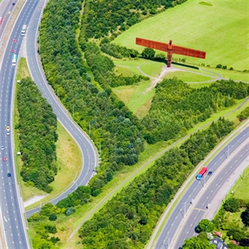 Extended Newcastle City & Angel of the North Helicopter Tours