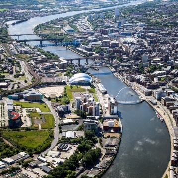 Extended Newcastle City & Angel of the North Helicopter Tours