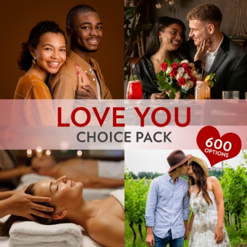 Love You Gift Experience Choice Pack